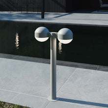 Load image into Gallery viewer, Reals Dome Cap LED Double Bollard Outside Area.