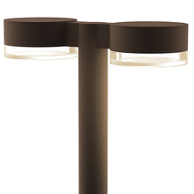 Load image into Gallery viewer, Reals Plate Cap LED Double Bollard in Detail.