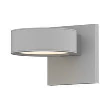 Load image into Gallery viewer, Reals Up/Down Outdoor LED Wall Light in Textured White/Plate Lens/Plate Lens.