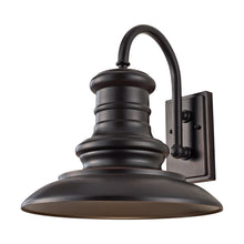 Load image into Gallery viewer, Redding Station Outdoor Wall Light in Large/Restoration Bronze/Incandescent.