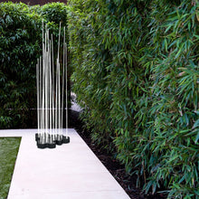 Load image into Gallery viewer, Reeds Outdoor LED Single Floor Lamp Outside Area.