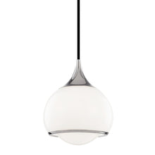 Load image into Gallery viewer, Reese Pendant Light in Polished Nickel/Small.