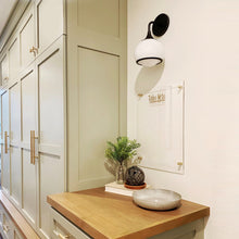Load image into Gallery viewer, Reese Wall Light in bathroom.