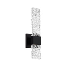 Load image into Gallery viewer, Reflect Outdoor LED Wall Light in Black and Frosted.