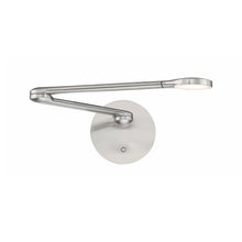 Load image into Gallery viewer, Reflex LED Wall Light in Brushed Nickel.