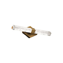 Load image into Gallery viewer, Regal LED Bath Vanity Light in Antique Brass.