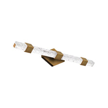 Load image into Gallery viewer, Regal LED Bath Vanity Light in Large/Aged Brass.