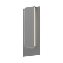 Load image into Gallery viewer, Reveal Outdoor LED Wall Light in Large/Textured Gray.