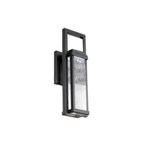 Load image into Gallery viewer, Revere Outdoor LED Wall Light in Black.