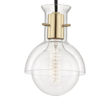 Load image into Gallery viewer, Riley Glass Pendant Light in Detail.