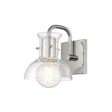 Load image into Gallery viewer, Riley Bath Wall Light in Polished Nickel/1-Light.