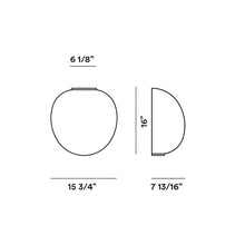 Load image into Gallery viewer, Rituals XL Wall Light - line drawing.