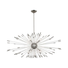 Load image into Gallery viewer, Andromeda Chandelier in Polished Nickel.