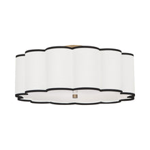 Load image into Gallery viewer, Axis Flush Mount Ceiling Light in Aged Brass (Large).