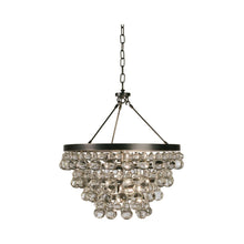 Load image into Gallery viewer, Bling Chandelier in Deep Patina Bronze.