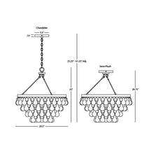 Load image into Gallery viewer, Bling Chandelier - line drawing.