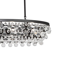Load image into Gallery viewer, Bling Oval Chandelier in Detail.