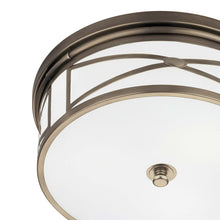 Load image into Gallery viewer, Chase Flush Mount Ceiling Light in Detail.
