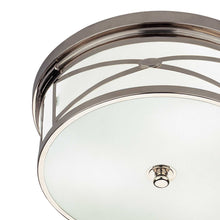 Load image into Gallery viewer, Chase Flush Mount Ceiling Light in Detail.