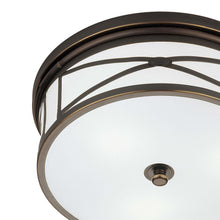 Load image into Gallery viewer, Chase Flush Mount Ceiling Light in Detail.