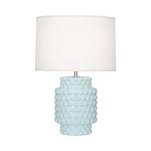 Load image into Gallery viewer, Dolly Table Lamp in Baby Blue/White (Small).