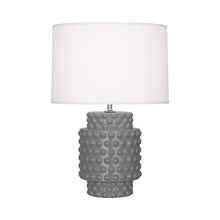 Load image into Gallery viewer, Dolly Table Lamp in Smoky Taupe/White (Small).
