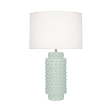 Load image into Gallery viewer, Dolly Table Lamp in Celadon/White (Large).