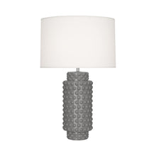 Load image into Gallery viewer, Dolly Table Lamp in Smoky Taupe/White (Large).