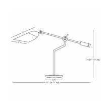 Load image into Gallery viewer, Ferdinand Table Lamp - line drawing.