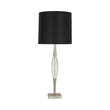 Load image into Gallery viewer, Juno Table Lamp in Polished Nickel/Black.