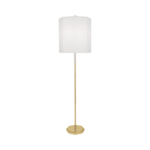 Load image into Gallery viewer, Kate Floor Lamp in Ascot White/Modern Brass.