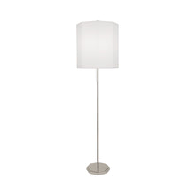Load image into Gallery viewer, Kate Floor Lamp in Ascot White/Polished Nickel.