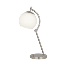 Load image into Gallery viewer, Nova Table Lamp in Polished Nickel.