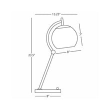 Load image into Gallery viewer, Nova Table Lamp - line drawing.