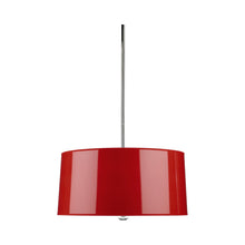 Load image into Gallery viewer, Penelope Pendant Light in Red.