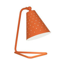 Load image into Gallery viewer, Pierce Table Lamp in Pumpkin Gloss.