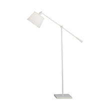 Load image into Gallery viewer, Real Simple Boom Floor Lamp in Stardust White.