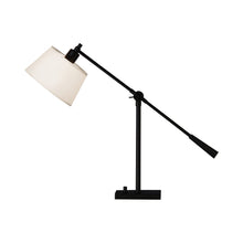 Load image into Gallery viewer, Real Simple Boom Table Lamp in Matte Black.