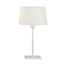 Load image into Gallery viewer, Real Simple Club Table Lamp in Stardust White.