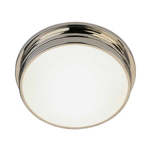 Load image into Gallery viewer, Roderick Flush Mount Ceiling Light in Polished Nickel (Small).