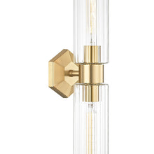Load image into Gallery viewer, Roebling Wall Light in Detail.
