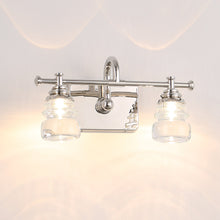Load image into Gallery viewer, Rondelle LED Bath Wall Light in Detail.