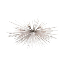 Load image into Gallery viewer, Roxanne Flush Mount Ceiling Light in Polished Nickel.