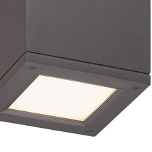 Load image into Gallery viewer, Rubix Outdoor LED Flush Mount Ceiling Light in Detail.