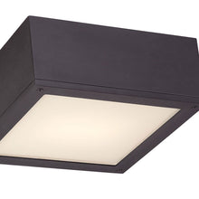 Load image into Gallery viewer, Rubix Outdoor LED Flush Mount Ceiling Light in Detail.