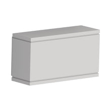 Load image into Gallery viewer, Rubix Rectangular Outdoor LED Wall Light in Brushed Aluminum (1-Light).