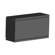 Load image into Gallery viewer, Rubix Rectangular Outdoor LED Wall Light in Black (1-Light).