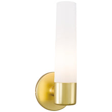 Load image into Gallery viewer, Saber Bath Wall Light in Honey Gold.