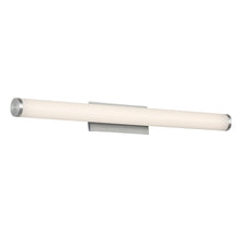 Load image into Gallery viewer, Sabre LED Bath Vanity Light in Silver.
