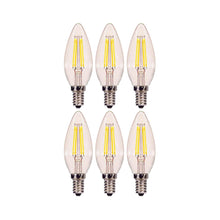 Load image into Gallery viewer, Edison Style Candelabra Base B Type LED Bulb in Detail.